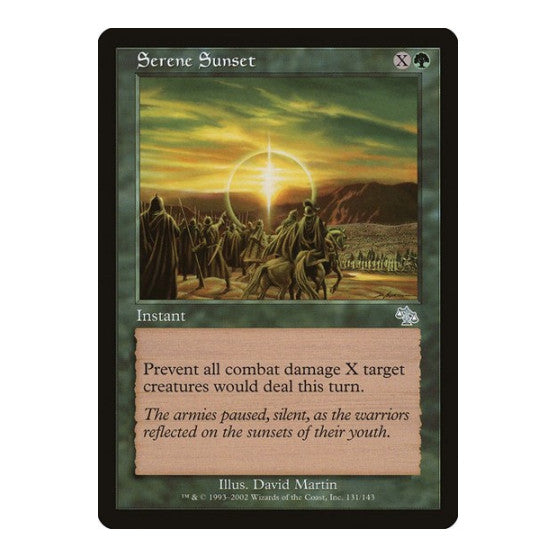 Serene Sunset Judgment (JUD) - (, Lightly Played)