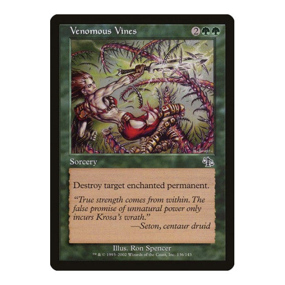 Venomous Vines Judgment (JUD) - (, Moderately Played)