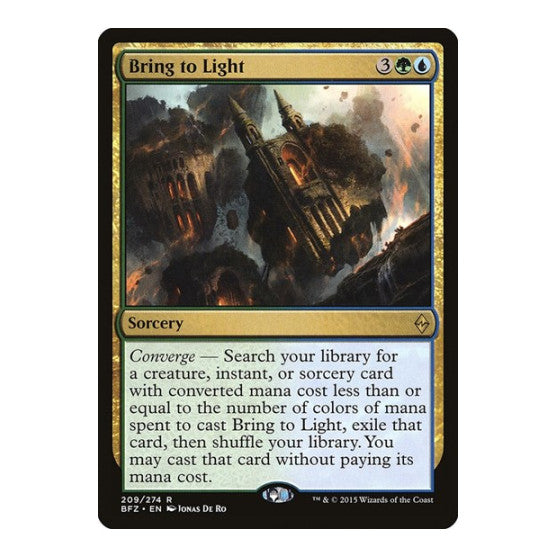 Bring to Light Battle for Zendikar (BFZ) - (, Damaged)