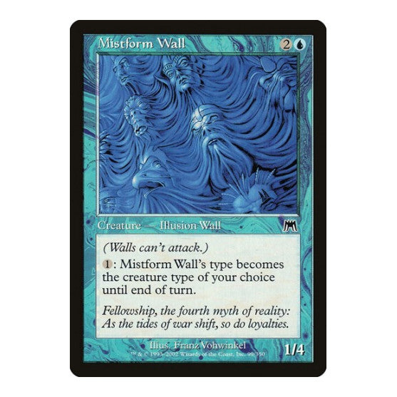 Mistform Wall Onslaught (ONS) - (, Moderately Played)