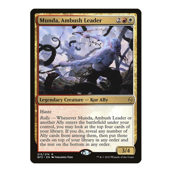 Munda Ambush Leader Battle for Zendikar (BFZ) - (, Lightly Played)