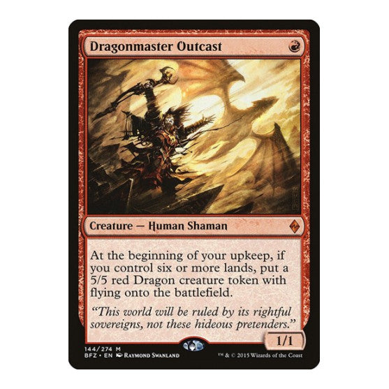 Dragonmaster Outcast Battle for Zendikar (BFZ) - (, Lightly Played)
