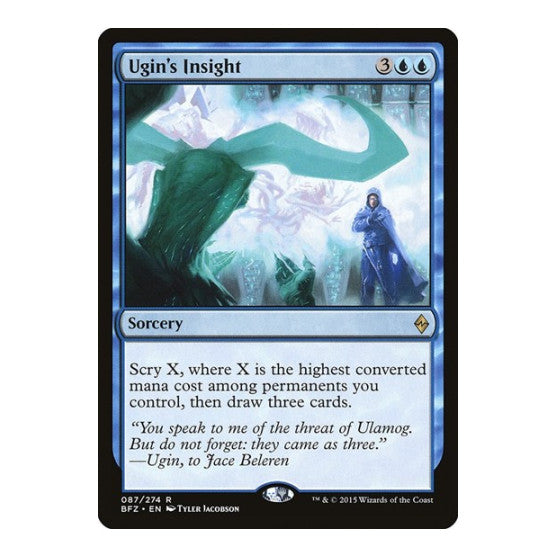 Ugins Insight Battle for Zendikar (BFZ) - (, Lightly Played)