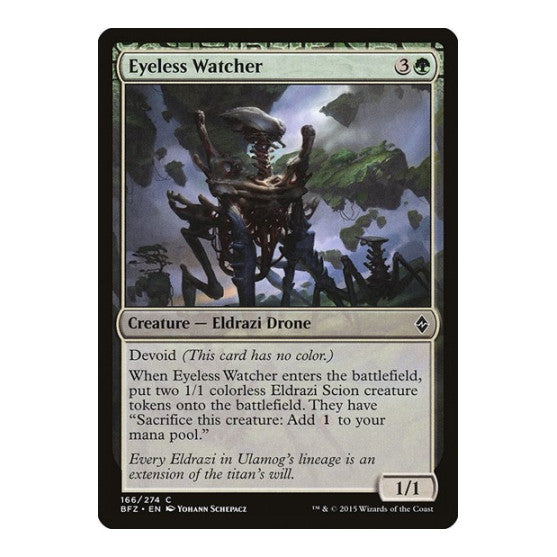 Eyeless Watcher Battle for Zendikar (BFZ) - (Foil, Lightly Played)