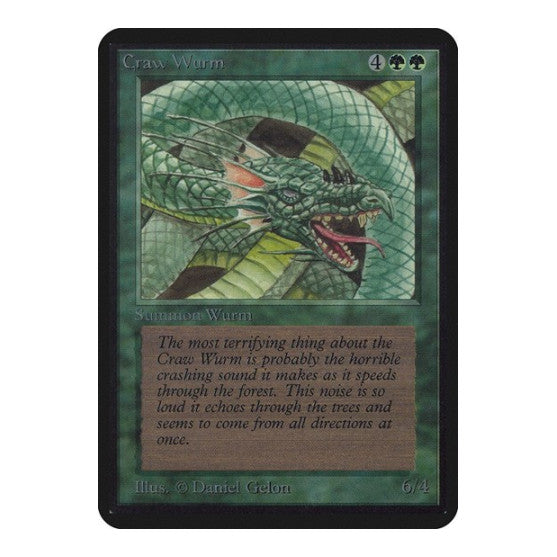 Craw Wurm Alpha Edition (LEA) - (, Moderately Played)