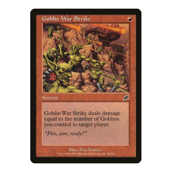 Goblin War Strike Scourge (SCG) - (, Lightly Played)
