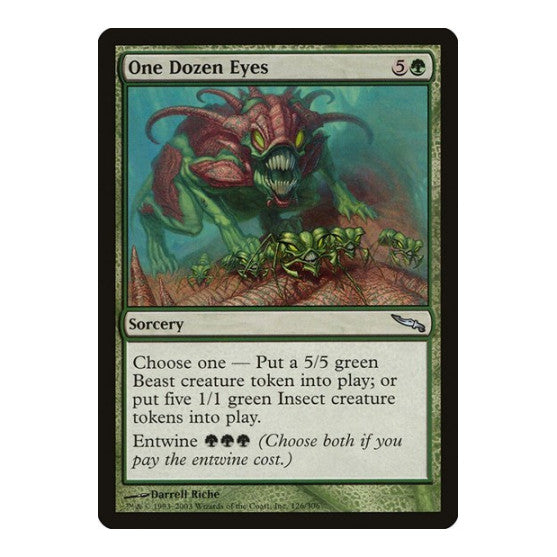 One Dozen Eyes Mirrodin (MRD) - (, Lightly Played)
