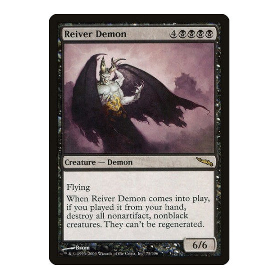 Reiver Demon Mirrodin (MRD) - (, Moderately Played)