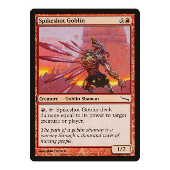 Spikeshot Goblin Mirrodin (MRD) - (, Moderately Played)