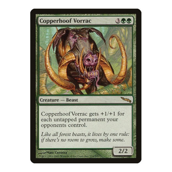 Copperhoof Vorrac Mirrodin (MRD) - (, Heavily Played)