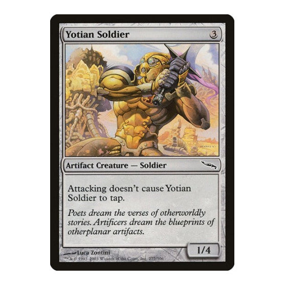 Yotian Soldier Mirrodin (MRD) - (, Moderately Played)
