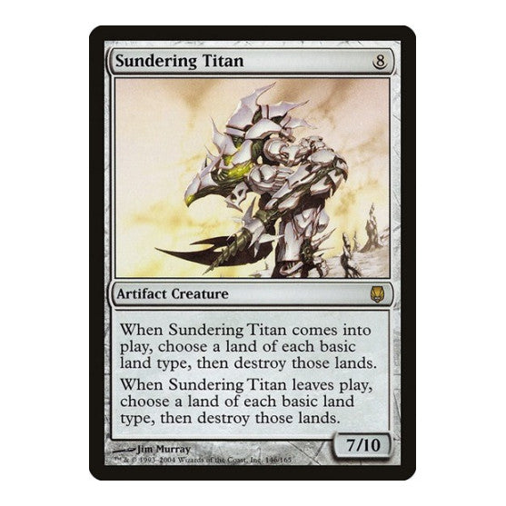 Sundering Titan Darksteel (DST) - (, Heavily Played)