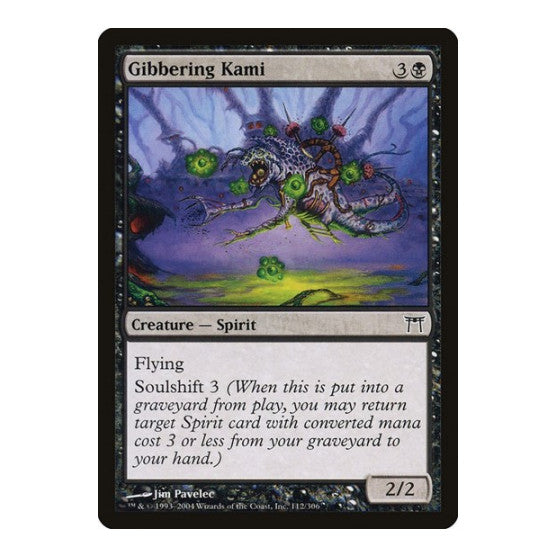 Gibbering Kami Champions of Kamigawa (CHK) - (, Moderately Played)