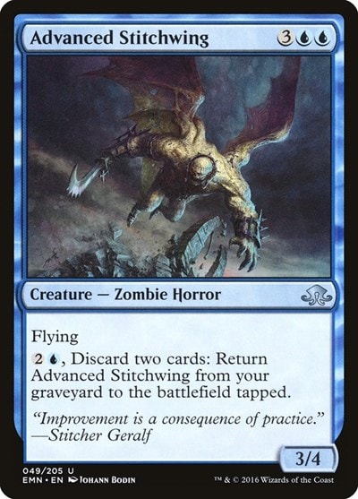 Advanced Stitchwing Eldritch Moon (EMN) - (#49, Uncommon) (Foil, Lightly Played)