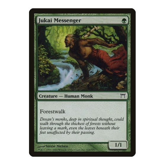 Jukai Messenger Champions of Kamigawa (CHK) - (, Moderately Played)