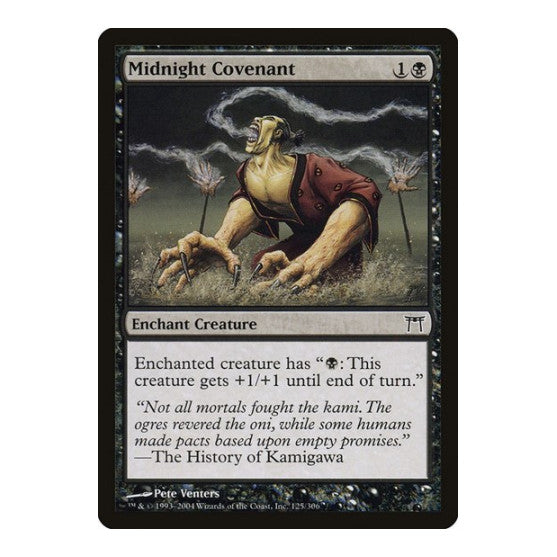 Midnight Covenant Champions of Kamigawa (CHK) - (, Moderately Played)