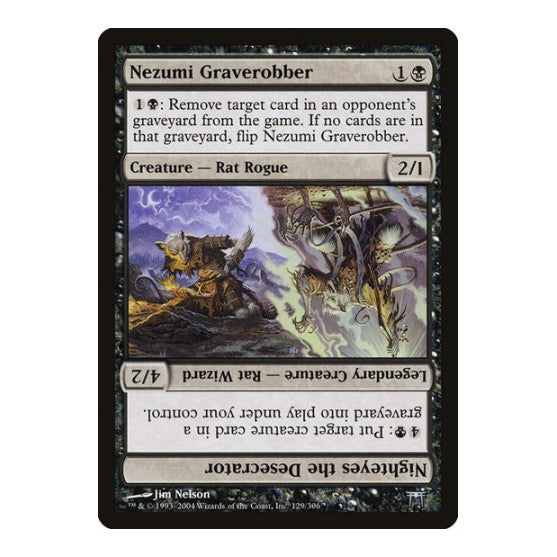 Nezumi Graverobber Nighteyes the Desecrator Champions of Kamigawa (CHK) - (, Lightly Played)