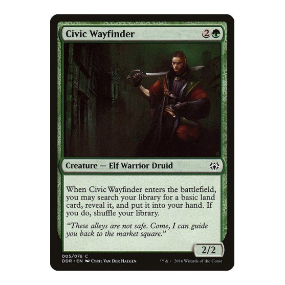 Civic Wayfinder Duel Decks: Nissa vs. Ob Nixilis (DDR) - (, Moderately Played)