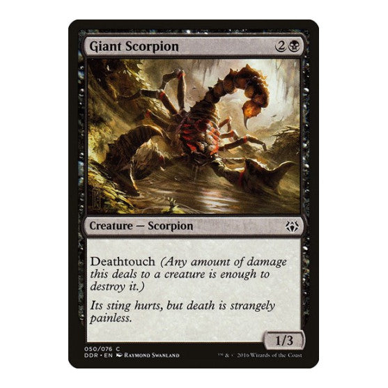 Giant Scorpion Duel Decks: Nissa vs. Ob Nixilis (DDR) - (, Moderately Played)