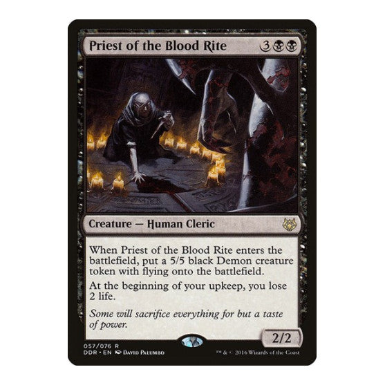 Priest of the Blood Rite Duel Decks: Nissa vs. Ob Nixilis (DDR) - (, Moderately Played)