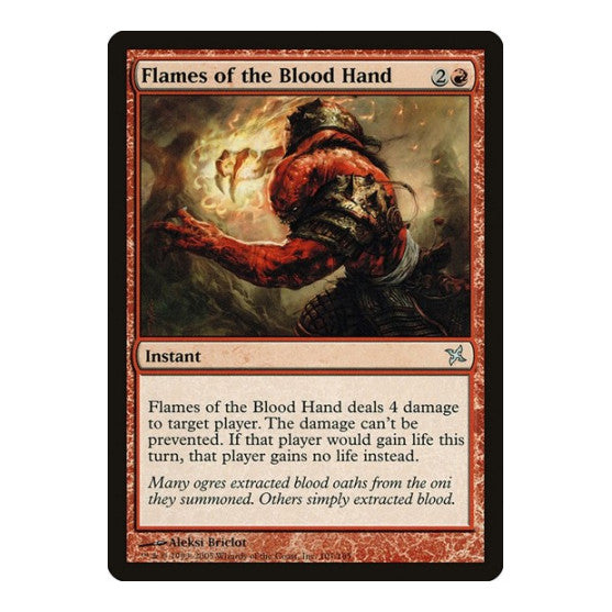 Flames of the Blood Hand Betrayers of Kamigawa (BOK) - (, Lightly Played)