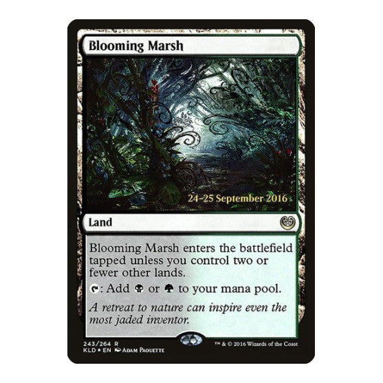 Blooming Marsh KLD Prerelease Cards (PRE) - (Foil, Moderately Played)