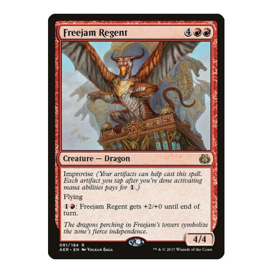 Freejam Regent Aether Revolt (AER) - (, Moderately Played)