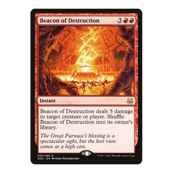 Beacon of Destruction Duel Decks: Mind vs. Might (DDS) - (, Lightly Played)