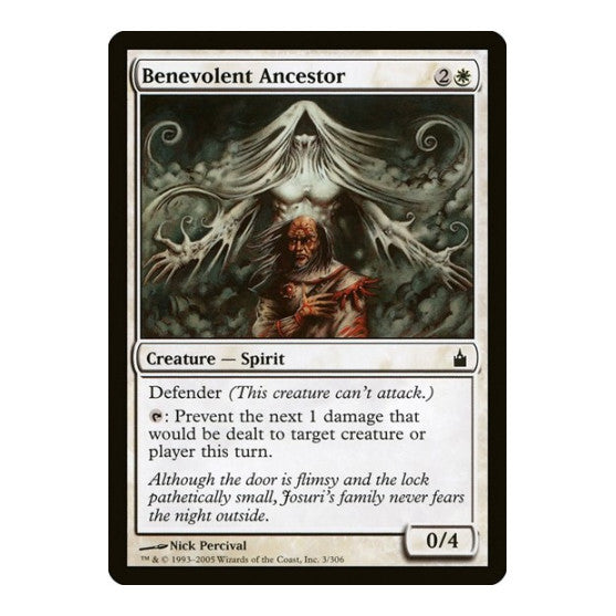 Benevolent Ancestor Ravnica: City of Guilds (RAV) - (, Moderately Played)