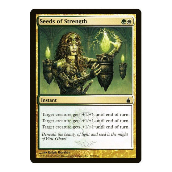 Seeds of Strength Ravnica: City of Guilds (RAV) - (, Moderately Played)