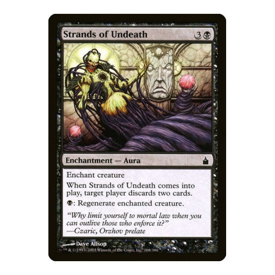 Strands of Undeath Ravnica: City of Guilds (RAV) - (, Moderately Played)