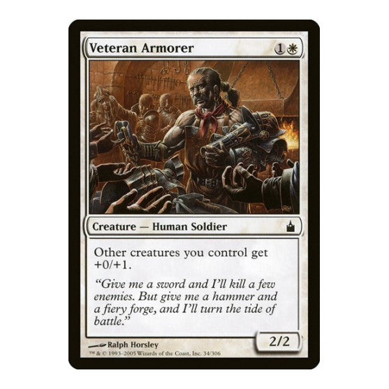 Veteran Armorer Ravnica: City of Guilds (RAV) - (, Moderately Played)