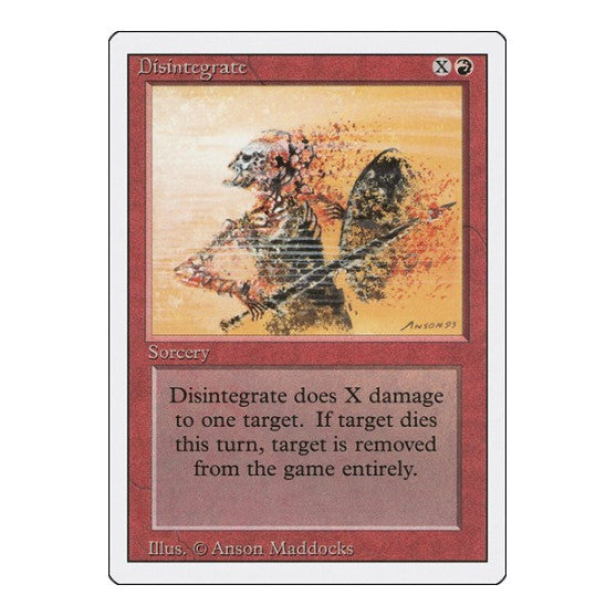 Disintegrate Revised Edition (3ED) - (, Heavily Played)