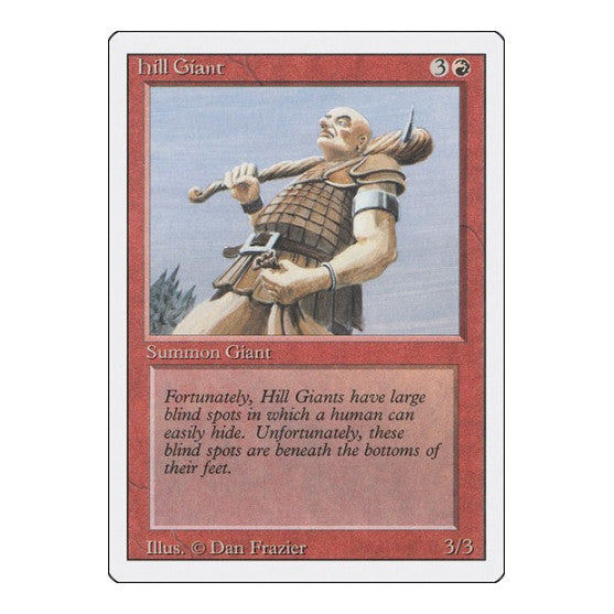Hill Giant Revised Edition (3ED) - (, Moderately Played)