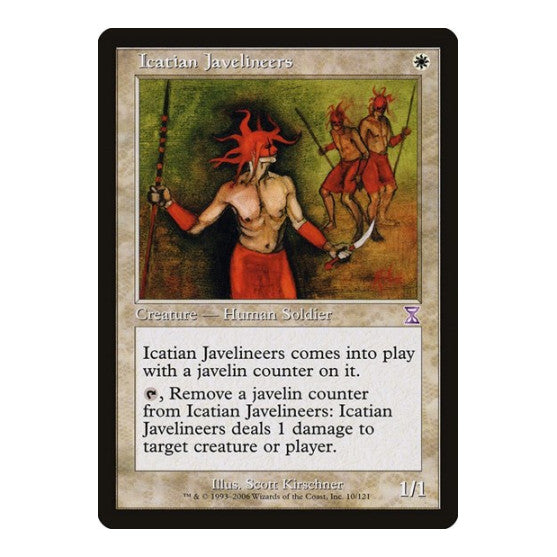 Icatian Javelineers Timeshifted (TSB) - (, Lightly Played)