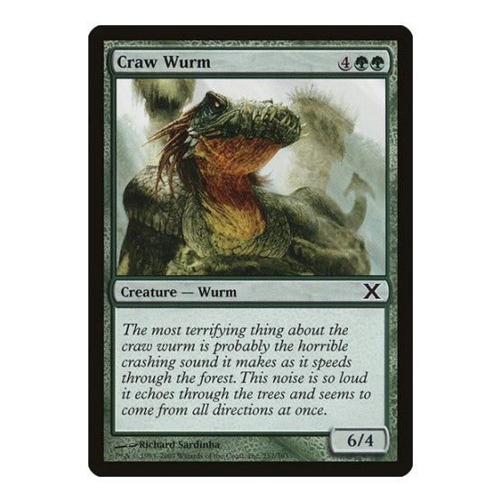 Craw Wurm 10th Edition (10E) - (, Moderately Played)