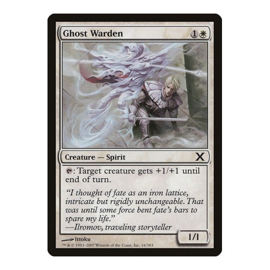 Ghost Warden 10th Edition (10E) - (, Moderately Played)