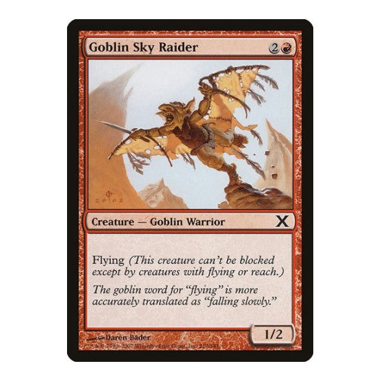 Goblin Sky Raider 10th Edition (10E) - (, Moderately Played)