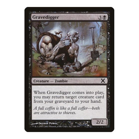 Gravedigger 10th Edition (10E) - (, Moderately Played)