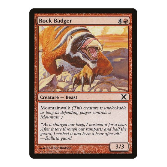 Rock Badger 10th Edition (10E) - (, Moderately Played)