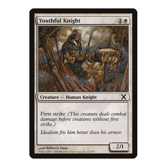 Youthful Knight 10th Edition (10E) - (, Moderately Played)