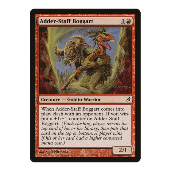 Adder Staff Boggart Lorwyn (LRW) - (, Lightly Played)
