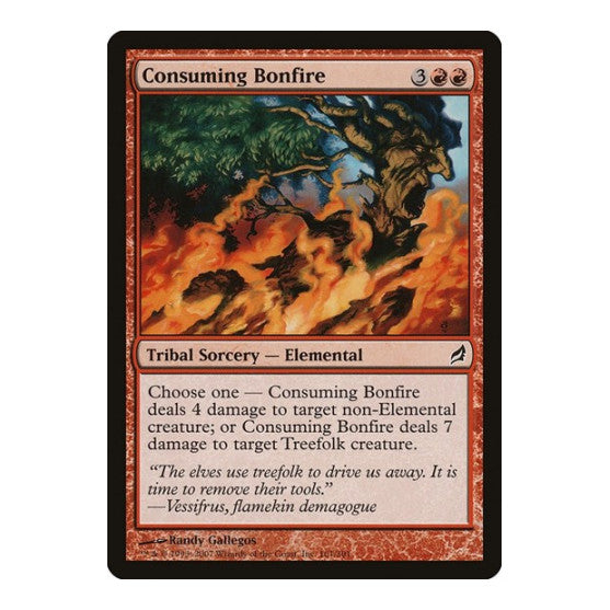 Consuming Bonfire Lorwyn (LRW) - (, Lightly Played)