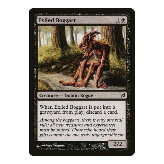 Exiled Boggart Lorwyn (LRW) - (, Lightly Played)