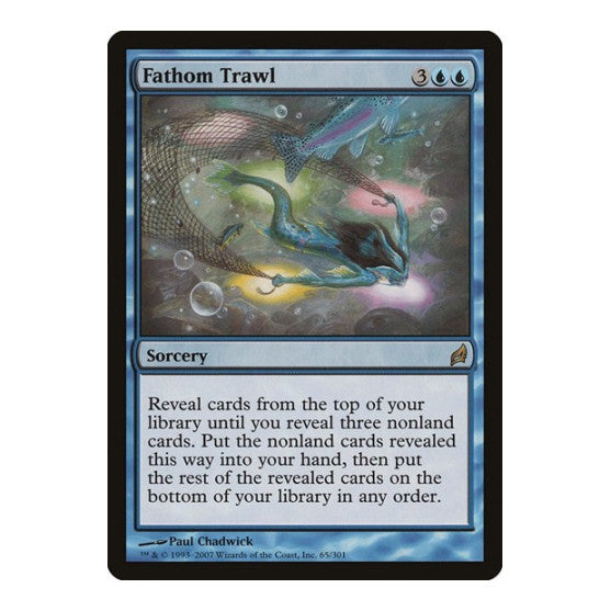 Fathom Trawl Lorwyn (LRW) - (Foil, Moderately Played)
