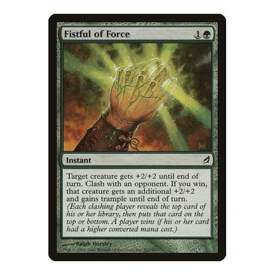 Fistful of Force Lorwyn (LRW) - (, Lightly Played)