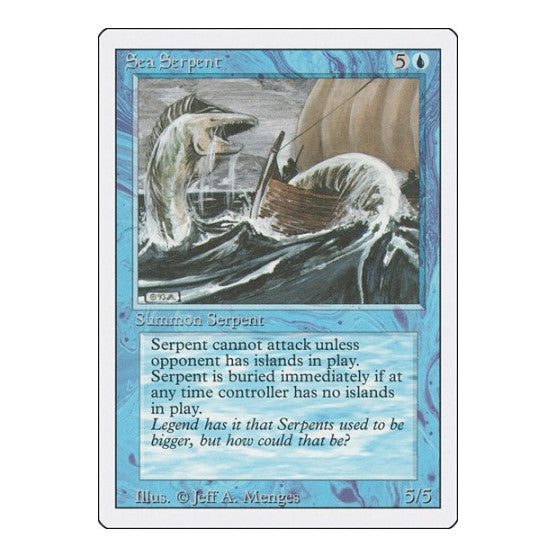 Sea Serpent Revised Edition (3ED) - (, Moderately Played)
