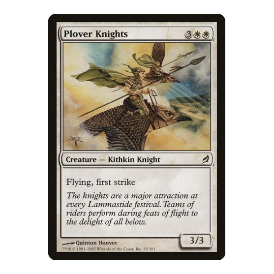 Plover Knights Lorwyn (LRW) - (, Lightly Played)