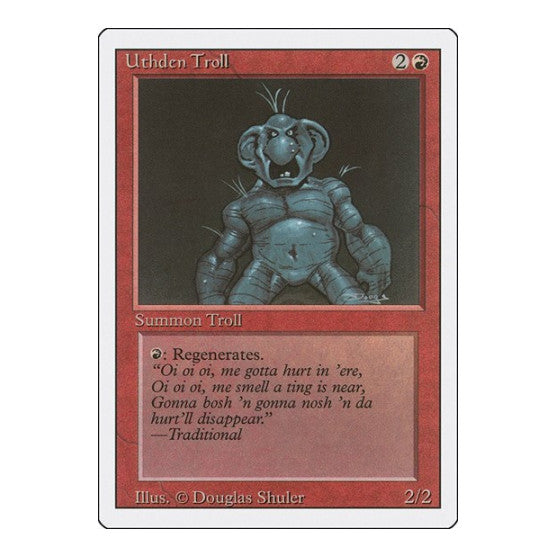 Uthden Troll Revised Edition (3ED) - (, Moderately Played)