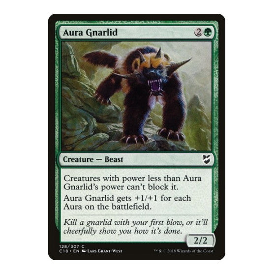 Aura Gnarlid Commander 2018 (C18) - (, Lightly Played)